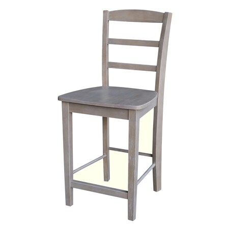 Whitewood Industries Solid Wood Madrid Counter Height Dining Stool - 24" Seat Height S09-402